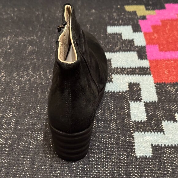 MIZ MOOZ Zane Platform Wedge Suede Leather Bootie, Black, EU 40 - Picture 5 of 17